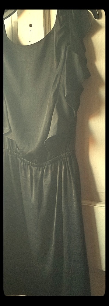 Short, black dress.